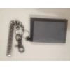 Sears Gray Trifold Wallet With Chain