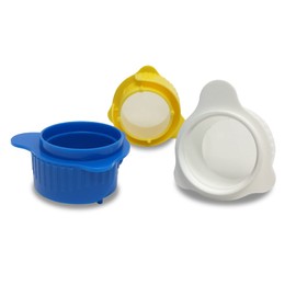 DSC MTC Bio C4040 SureStrain™ Premium Cell Strainers - 40µm Sterile Nylon Mesh, Fast Flow, Interlocking & Stackable Design, Compatible with 6-Well Plates & 50mL Tubes