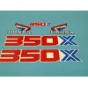 HONDA ATC350X 1986 TANK FENDER DECAL GRAPHIC SET (#*H30)