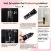 PEACECOLOR Poly Nail Gel Starter Set, 6 Colours, Poly Nail