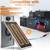 SUNER POWER 12V 30W Solar Panel Battery Charger Ultra, Built-in