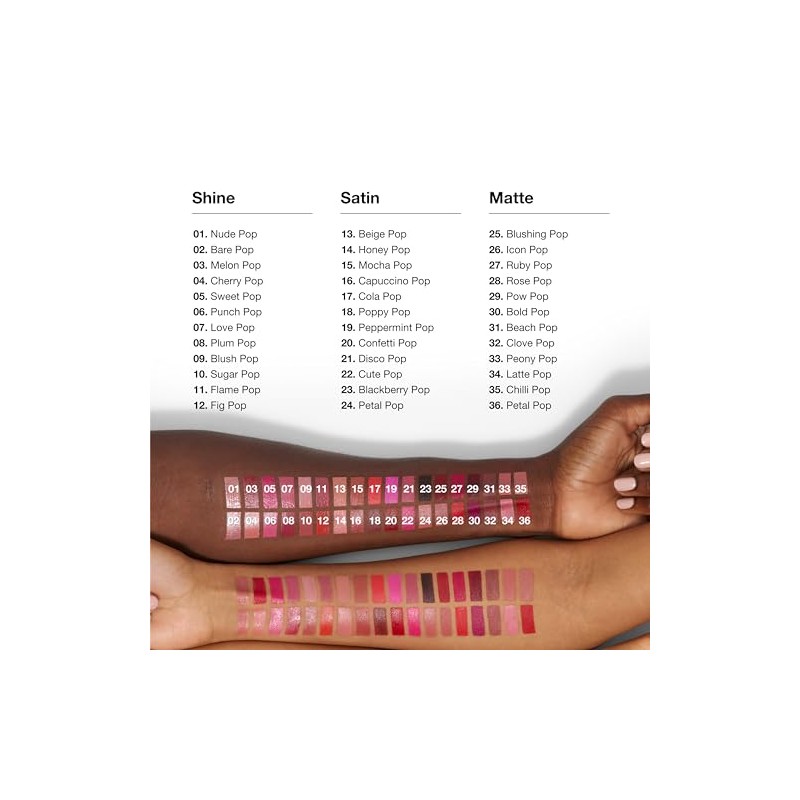 Clinique Pop Longwear Lipstick | Long Lasting, Satin, Matte +