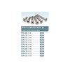 3 x 14 Titanium Hex Dish Tapping Screws (6 Pieces)