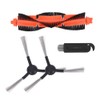 Main Brush Side Brush Cleaning Brush Set Replacement Fit for