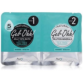 AvryBeauty Gel-Ohh Jelly Spa - Tea Tree & Peppermint,2 Count(Pack of 1)