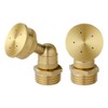 Feelers Brass Misting Spray Nozzle, 1/2" BSPF 5-Holes Atomizing Spray