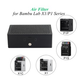 for Bambu Lab X1C Carbon Filter for Bambu Lab X1C Carbon Air Filter Cartridge for Activated Carbon Air Filter for Bambu Lab X1C/P1P/P1S/X1/X1E, 3D Printer Air Filter Purifiers, X1C Carbon Filter- 2