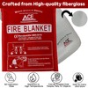 Fire Emergency Fire Blanket - 3-Pack - Fire Suppression Blanket