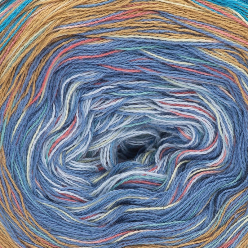 RED HEART E886.9863 It's A Wrap Sprinkles Yarn Blueberry Tart