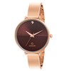 Arion Women’s Analog Quartz Watch 32mm Rose Gold-Painted Brass Strap