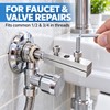 1/2-Inch & 3/4-Inch Broken Pipe Thread Extractor with Adjustable Dual