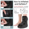 Mathgetin Air Cam Walker Boot, Short Inflatable Walking Boot Medical