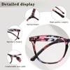 Dolarosey Reading Glasses For Women,Blue Light Blocking Computer Readers, Fashion