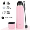 Milu Thermal Flask, Thermal Jug, 1 L, 750 ml, 500