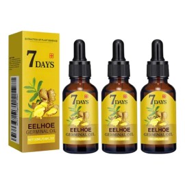 7 Días Sérum Nutritivo Para El Cabello Con Jengibre 3pc