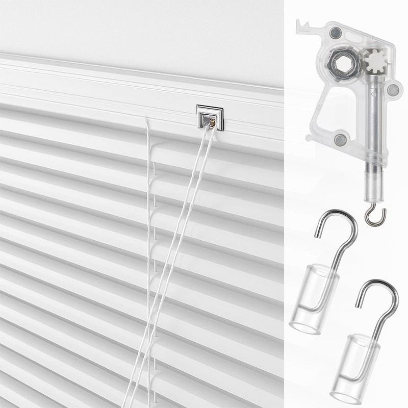 2 Set Mini Blinds Wand Replacement with Hook, Wand Wire