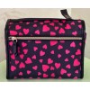 VICTORIA'S SECRET PACKABLE MAKEUP BAG:NWT HEARTS