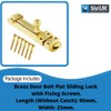 Brass Door Bolts 4 Inch Flat Bolt Surface Door Latches