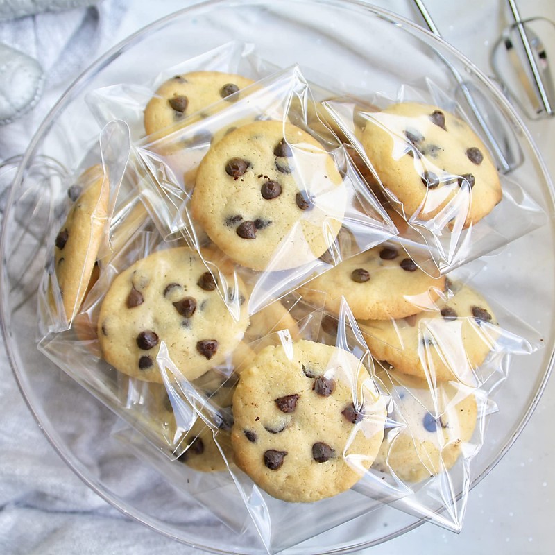 Cookie Bags for Packaging,4x6 Inches Clear Self Sealing Cellophane Bags