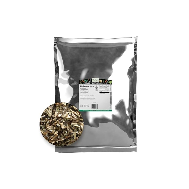 Frontier Co-op Organic Cut & Sifted Motherwort Herb 1lb