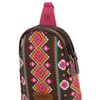 Wrangler Aztec Sling Bag Southwest Crossbody Bags Trendy Chest Bag