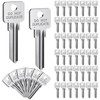 MorningRo 50 Pcs Do Not Duplicate Key Blanks Metal Key