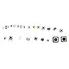250pcs Tact Push Switch Micro Combination Kit 25 Values Boxed