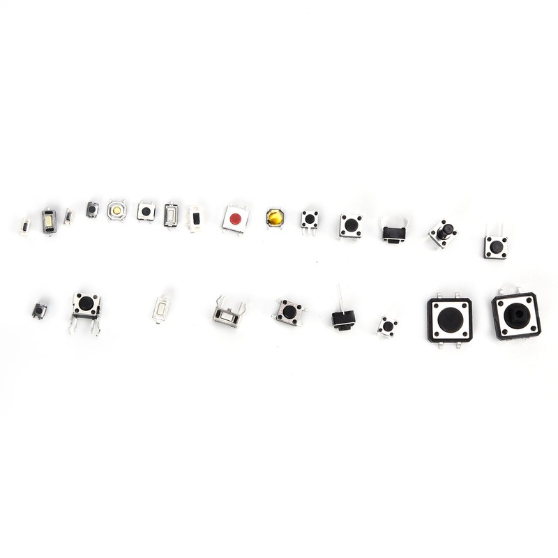 250pcs Tact Push Switch Micro Combination Kit 25 Values Boxed