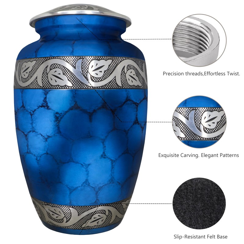 NANIURN Burial Urns for Adult Human Ashes, Cremation Urns for