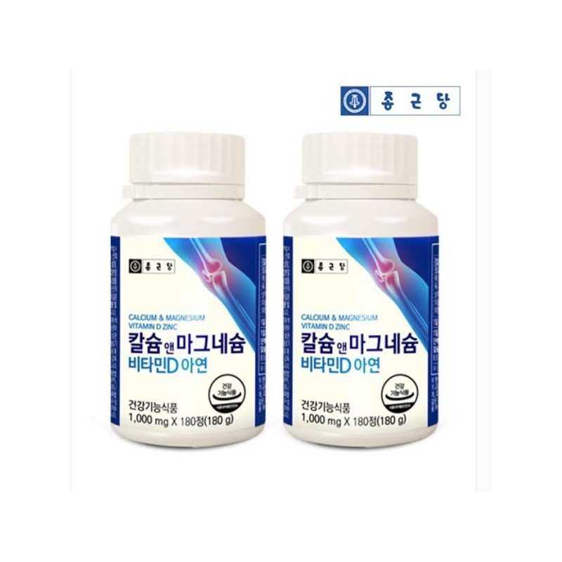 Chong Kun Dang Calcium & Magnesium Vitamin D Zinc 1000mg