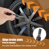 Car Brake Pad Thickness Gauge, Brake Pad Measuring Tool, Brake