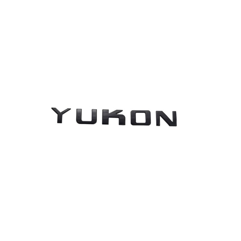Aimoll 1x Yukon Nameplate Emblem Letter Badge 3D Replacement for