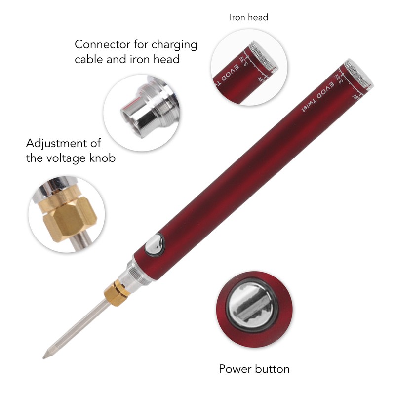 Wireless Charging Welding Pen Rechargeable Soldering Iron Tip Tool with