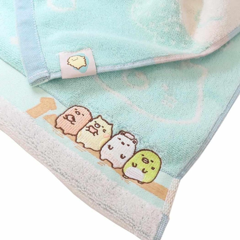 Marushin 6575043000 Face Towel, Sumikko Gurashi, Warm Bath, San-X, Sumikko,