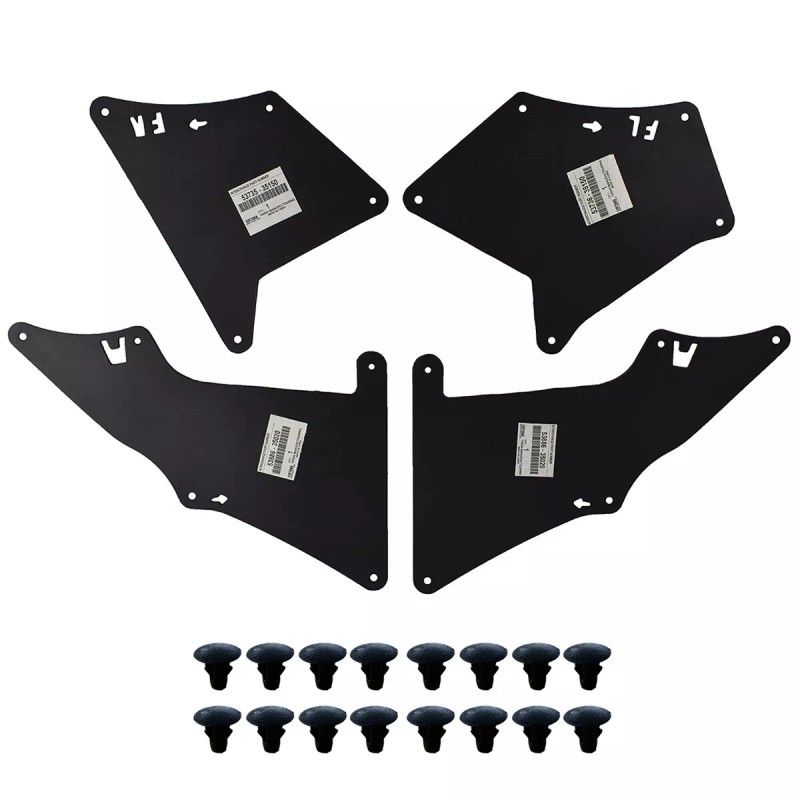 XUKEY 4 Mud Liner Splash Flaps Fender Seals Inner For