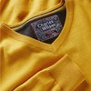 Charles Wilson Men's Fine Knit Cotton V-Neck Jumper (M, Yellow