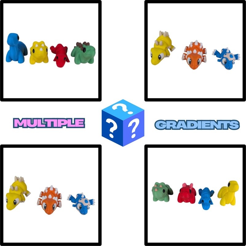 Mystery Mini Dinosaurs 5-Pack – Collectible Figurines with Mystery Egg