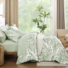 WONGS BEDDING 8 Pieces King Size Comforter Set Green,Sage Green