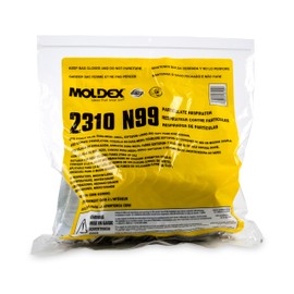 Moldex 2310 N99 Disposable Particulate Respirator with Exhale Valve, Size Medium/Large, NIOSH Approved
