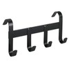Bridle Holder Metal with 4 Hooks Black