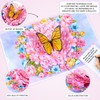 Ghope 3D Pop Up Card Butterflies on Flowers with Envelope,