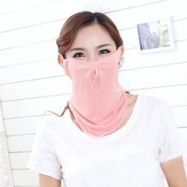 JQ Scarf Face Ice UV Sunshade Chiffon Cool 2-Piece Fashion Accessory / 스카프 안면 아이스 자외선 햇빛가리개 쉬폰 쿨 2종 패션소품