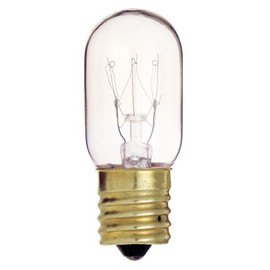 Satco S4722 130V Intermediate Base 15-Watt T7 Light Bulb, Clear