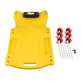PM PERFORMOTOR 36" L X 17" W x 4.25" H Vehicle Repair Low Profile Automotive Creeper w/Padded Headrest, YellowPM-TOL-CPC36-YL