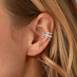 Ear Cuffs Non Piercing Dainty Gold Ear Cuff Earrings for Women Trendy Stuff Non Pierced Clip on Cartilage Earring Set Stacks Jewelry Stocking Stuffers Christmas Gifts