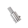 EESC2Y Metal 1" Threaded Tips Replacement for Wood Push Broom