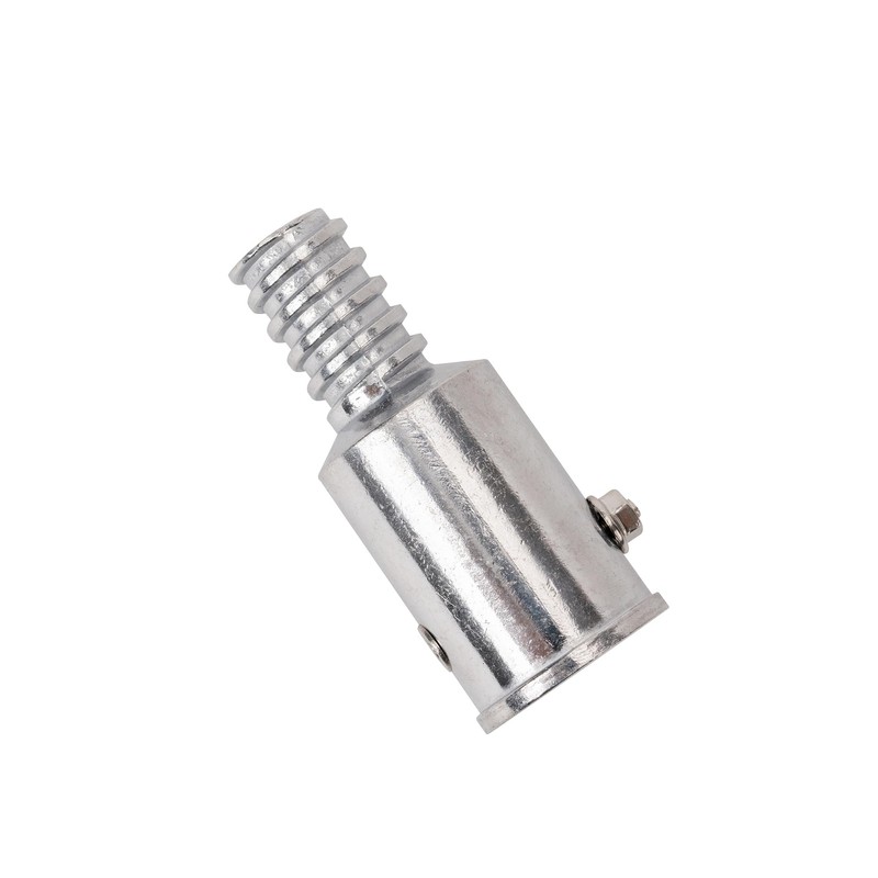 EESC2Y Metal 1" Threaded Tips Replacement for Wood Push Broom