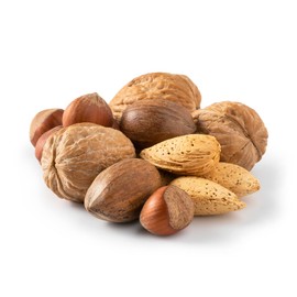 NUTS U.S. – Mixed Nuts In Shell (Almonds, Walnuts, Hazelnuts, Pecans) | No Added Colors and No Artificial Flavors | Fresh Buttery Taste and Raw |Packed In Resealable Bags (2 LBS)