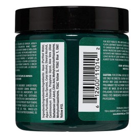 MANIC PANIC Green Envy Hair Dye - Classic High Voltage - (2PK) Semi Permanent Hair Color - Deep Emerald Green Dye with Blue Undertones - For Dark & Light Hair – Vegan, PPD & Ammonia Free