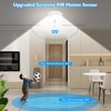2-Pack Motion Sensor LED Ceiling Lights Battery Operated, 7.48inch 6500K